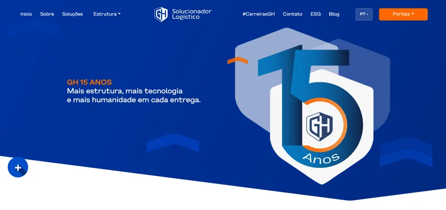 Sitio desarrollado para GH Solucionador Logístico